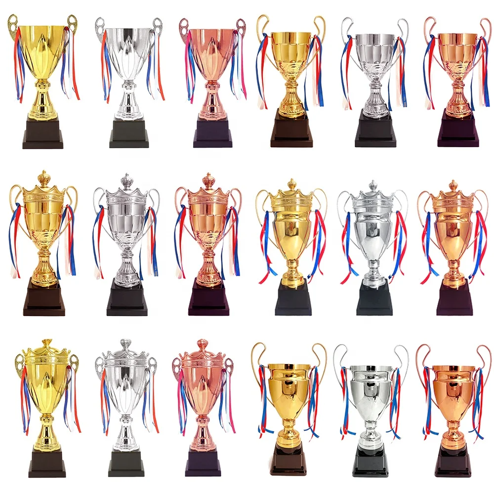 Yiwu Collection Professional Football Trophy Manufactures Customized Soccer Trophy Cup Wholesale Soccer Trophy Cup With Ball