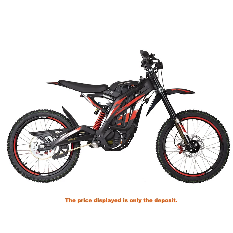OPAI 3000W 6000w Automatic Electric Battery E Mountain Dirt Bike Motocross 72V Pit Bike Bicycle for Adults Street Legal