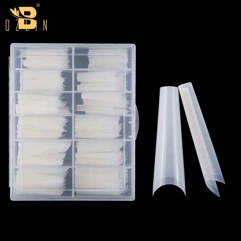  Nail Art Tools 240 PCS Artificial False Tips Half Cover French XXXL