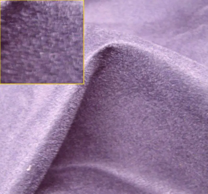Синтетическая замшевая ткань из полиэстера