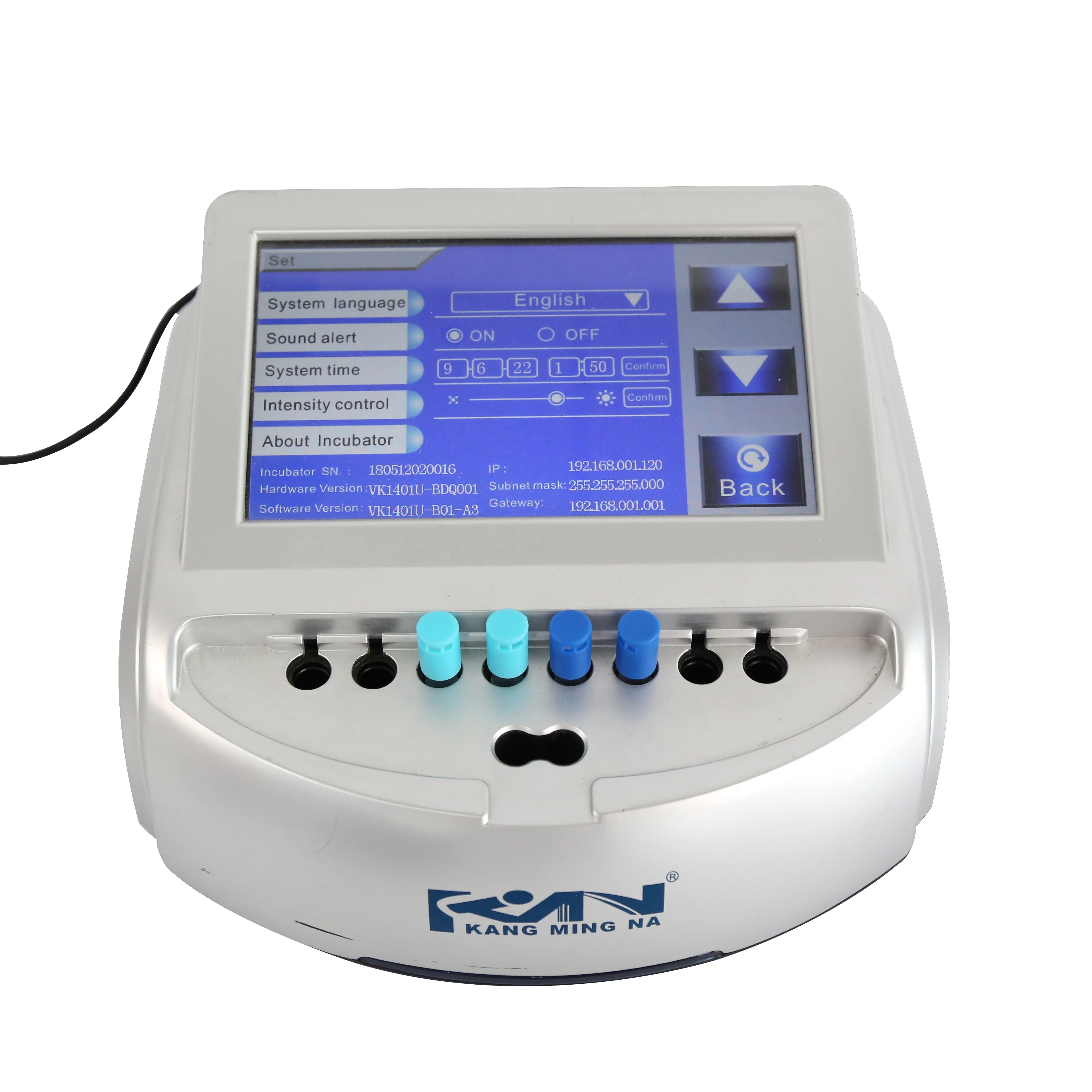 Super rapid self contained biological indicator incubator for sterilization testing control