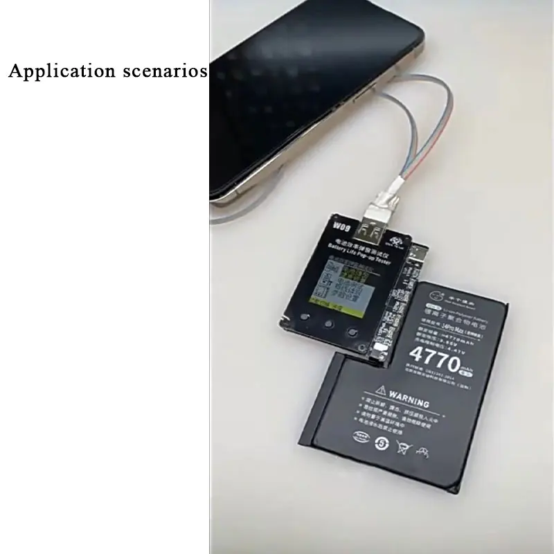 OSS W09 Pro V3 Battery Efficiency Pop up Tester Mobile Phone 11 - 15 ProMax No Need External Cable Battery Data Modify Tool