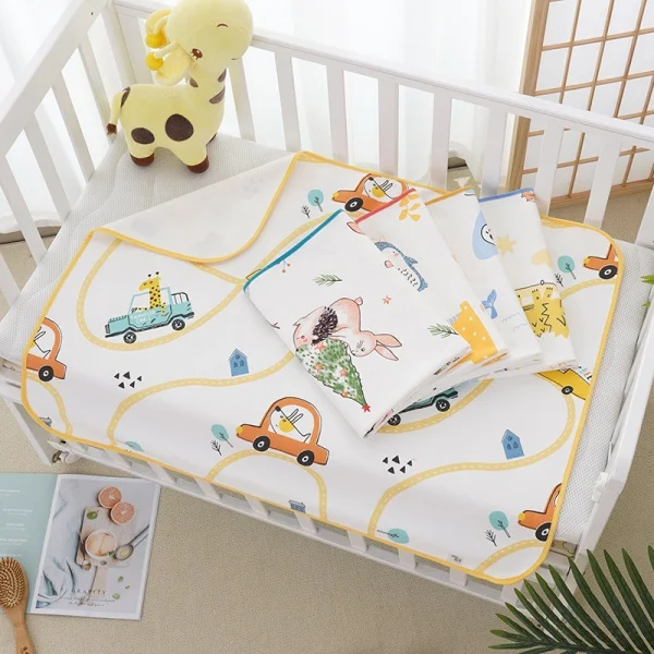 Custom Waterproof Bed Cover Mattress Pad Washable Diaper Changing Pad Infant Mattress Baby Crib Diaper Pad