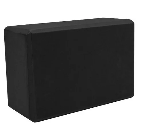 Custom comfortable lightweight non-slip fit fitness yoga balance and support training black yoga block