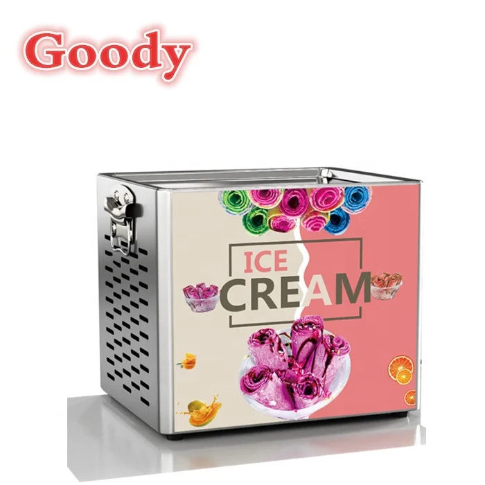 Hot sale mini fry ice cream rolls machine