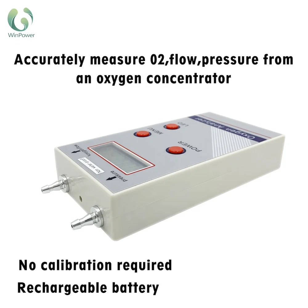 Ultrasonic oxygen detector, concentration, flow rate, pressure for oxygen concentrator.RP-01