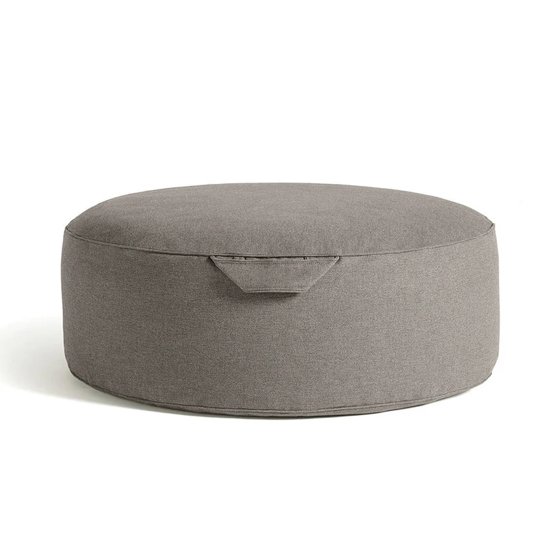 Pouffes Footstool Bean Bag Cover For Couch Footrest Round Pouf Ottoman