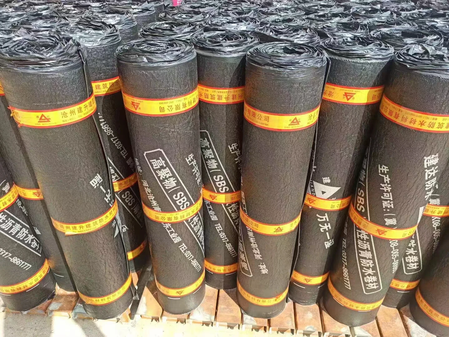 roof waterproof membrane Sample polyester base torch-on 3mm SBS modified bituminous waterproof membrane