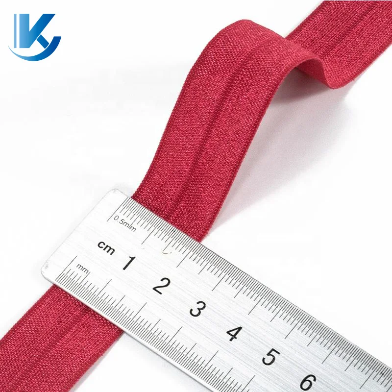 KY Wholesale High Quality Clothes Webbing Manufacture 10MM - 50M Melastic Ribbon Binding Bias Tape Shoes and Bags Printed Coated