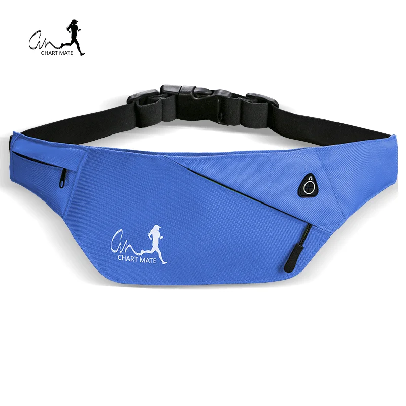 Hot Sale Custom Logo Waterproof Sports Waist Pack Pouch With Water Bottle Holder Neoprene Waist Bag Pouch Belt Bum Bag