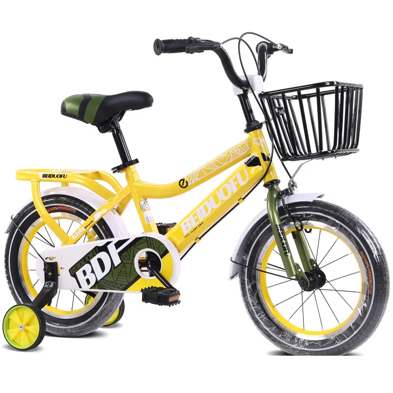 attractive design 12 inch kids 4 wheel bike/children bicycle from xingtai/wholesale cheap price kids small bicycle with basket
