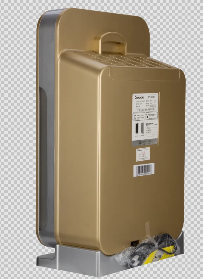 Home air purifier LCD display with remote control