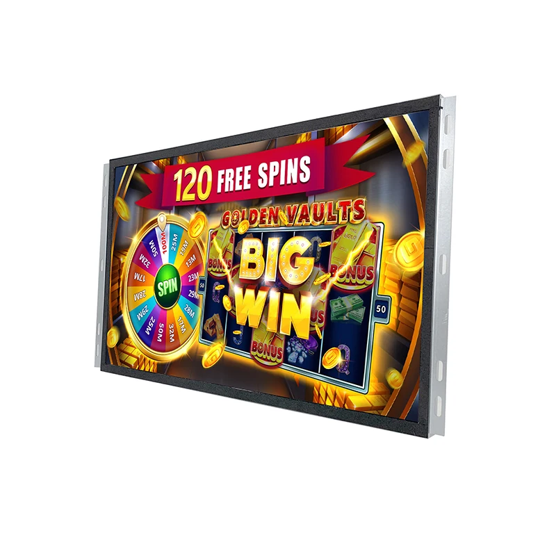 Открытая рамка 19 дюймов Широкоформатный tft панель Аркада ЖК-монитор ж/Vga Dvi входы