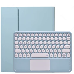 Touchpad Russian Spanish Arabic Portuguese German Keyboard Case with Keyboard For Samsung Tab A8 2021 Case Keyboard