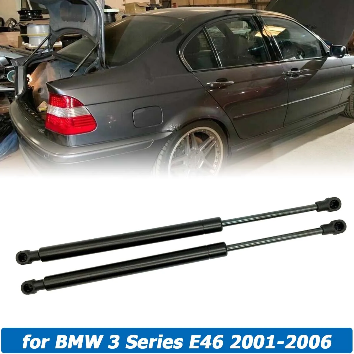 E46 Rear Tailgate Gas Struts Spring Support Lift Shock Bar for BMW 3 Series 325 328 330 M3 2001-2006 51248227895 51248220075