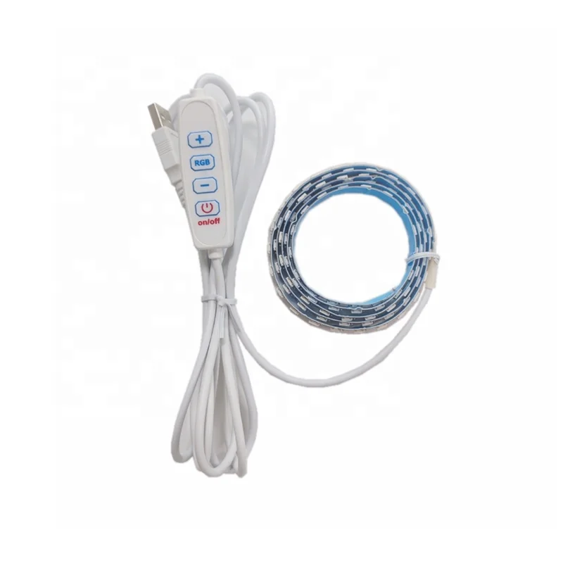 Source manufacturers supply 5-12V magic dazzling color running water led soft light with matching controller switch line