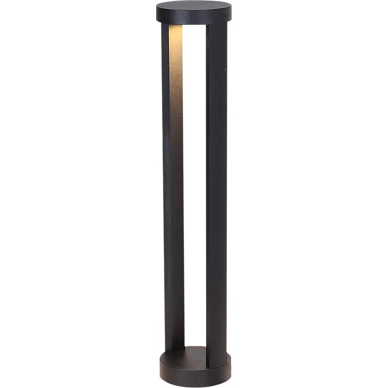 outdoor garden lawn lamp 110V 220v 15W Aluminum LED COB landscape bollard path road street post light