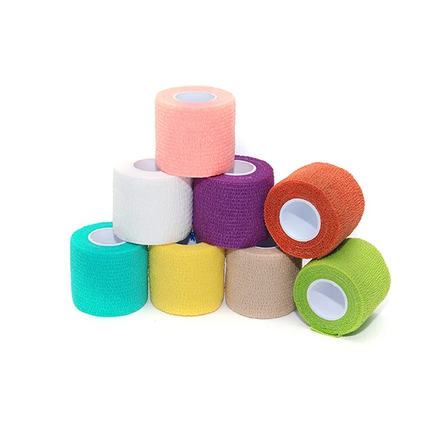 
Self Adhesive Medical Surgical Tape Light weight Elastic Cohesive crepe Bandage 