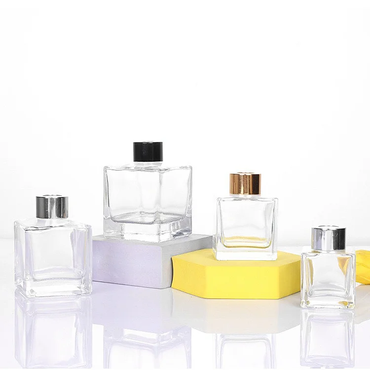 Glass Home Plug in Air Flower Empty Custom Fragrance Luxury Professional Aroma Reed Diffuser Bottle