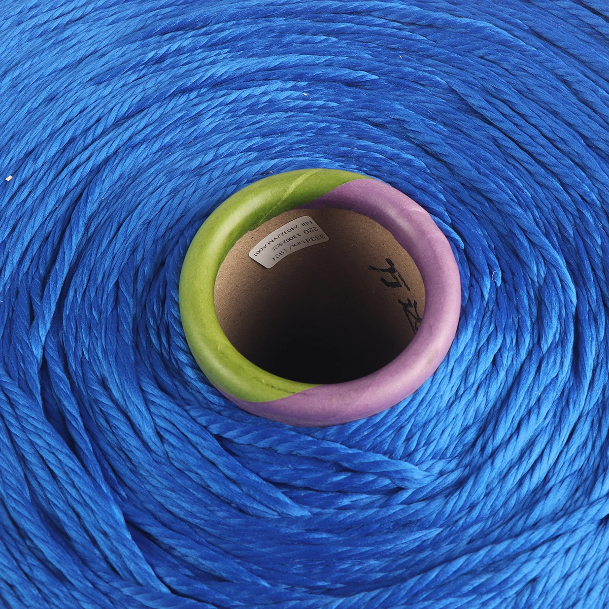 manufacturer blue microfiber raw materials for mop yarn rope 100% polyester mop threads