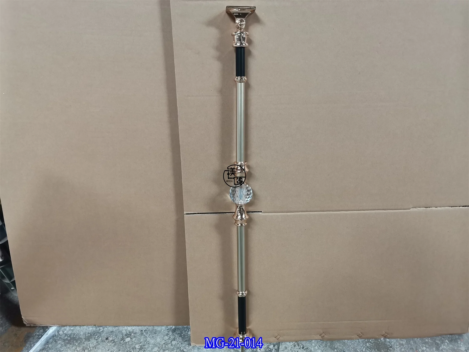 Best Selling Modern Crystal Stair Railing Casting Aluminum Interior Stairs Handrails Prices