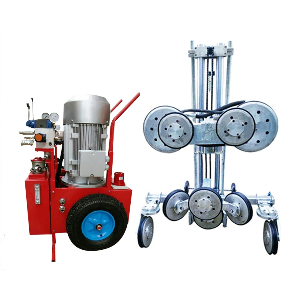 Concrete 22kw Electric Mini Stone Cutting Equipment Diamond Wire Saw Machine In Turkey