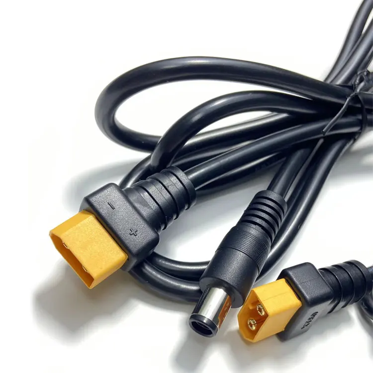 Xt60 Female To Dc 5521 Male Connector Adapter Cable CUSTOM WIRE HARNESS for RC Mode Helicopter Quadcopter