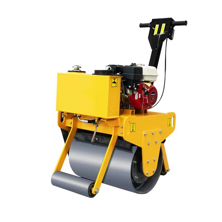 1 ton vibratory roller driven by hydraulic single drum Export sales Mini portable roller