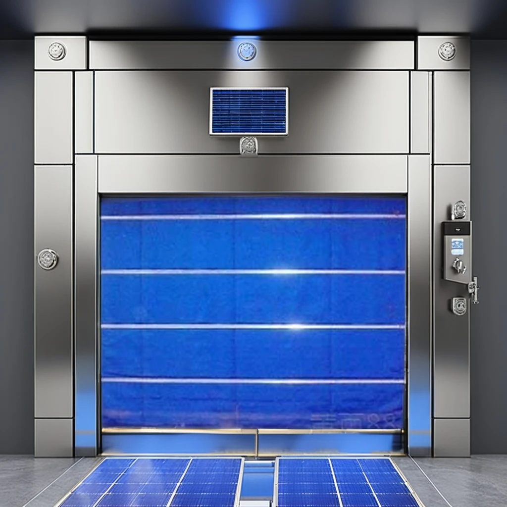 Modern fully functional warehouse parking lot can achieve linkage control inorganic cloth fire rolling shutter door