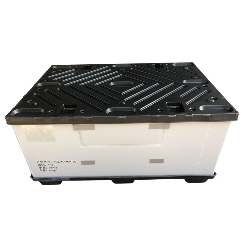 Solid Style Warehouse Transport Pallet with German Plastic Logistics Raw Materials Transport Box Network Plastic Solid Box
