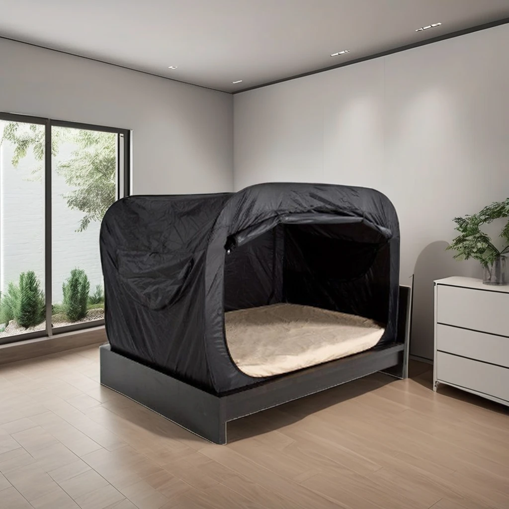 2024 Hot Selling Single Layer Bed Privacy Pop-up Tent Waterproof for Indoor and Outdoor Camping & Beach Use