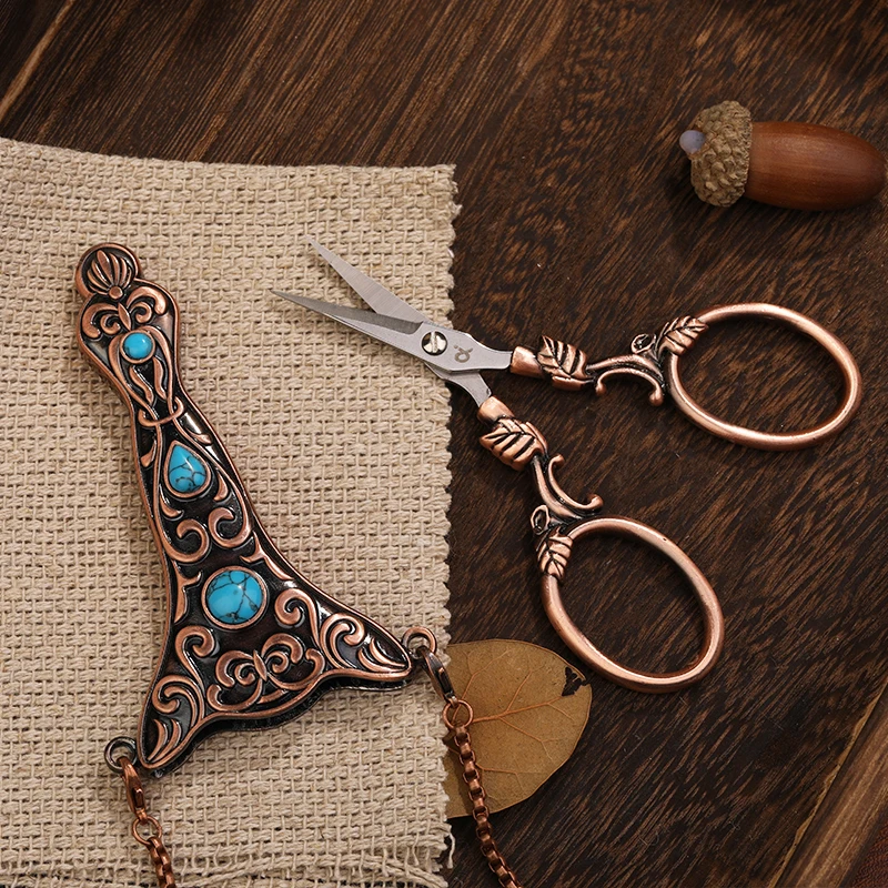 Good Quality Low Price antique sewing scissors safety scissors with cover