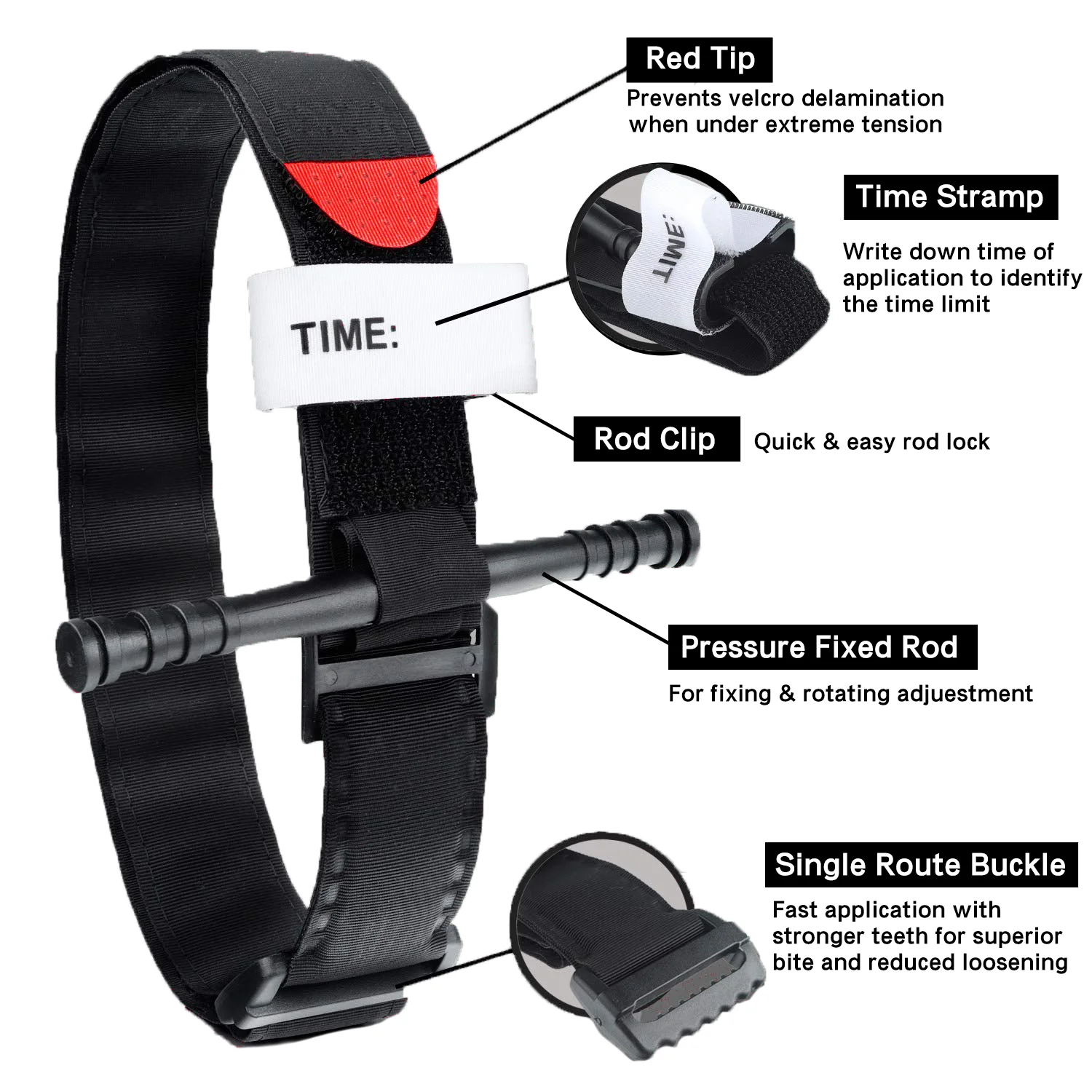 Anthrive MOLLE Nylon Trauma Shears EMT Storage Bag Tactical Medical Combat Tourniquet Pouch Holder