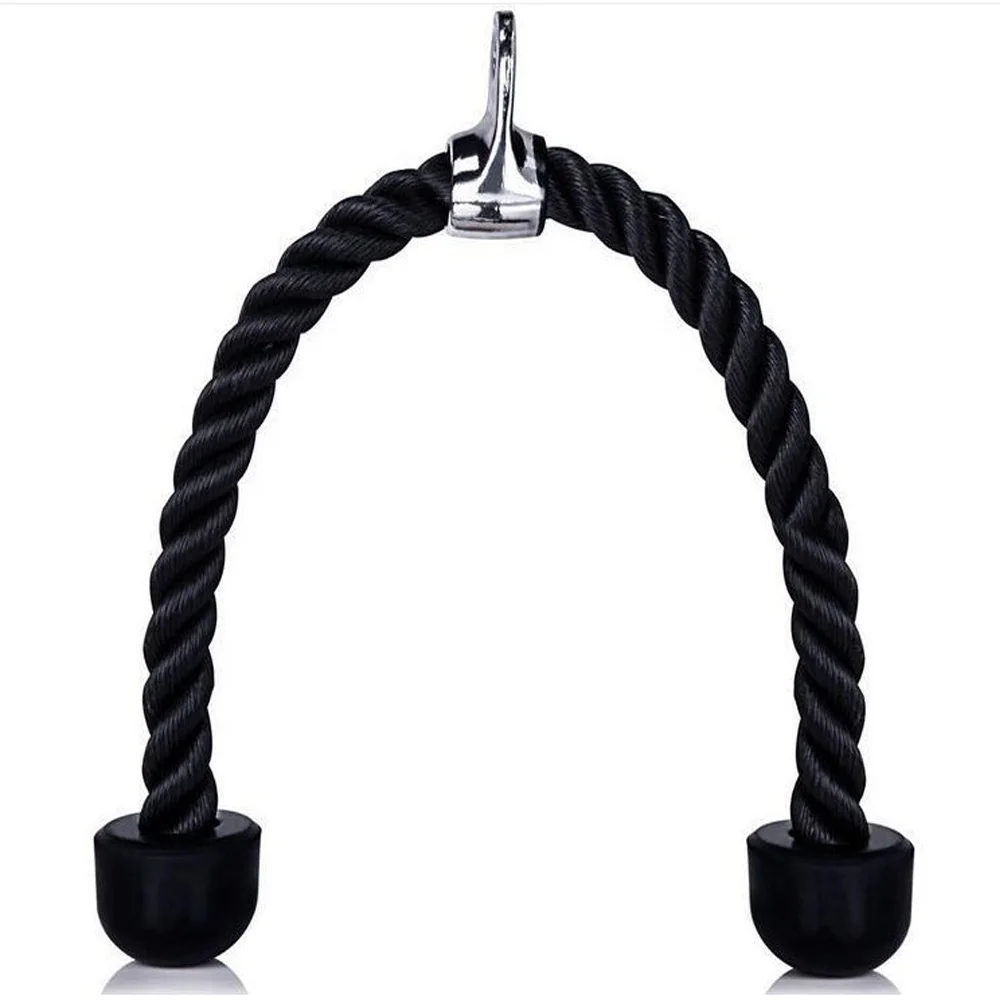 Triceps Trainer Wire Rope Pulley Cable Fitness Kit home fitness attachment