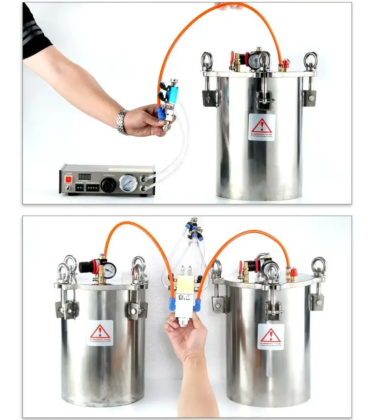 Factory Custom Stainless Steel Glue Dispensing Pressure Tank