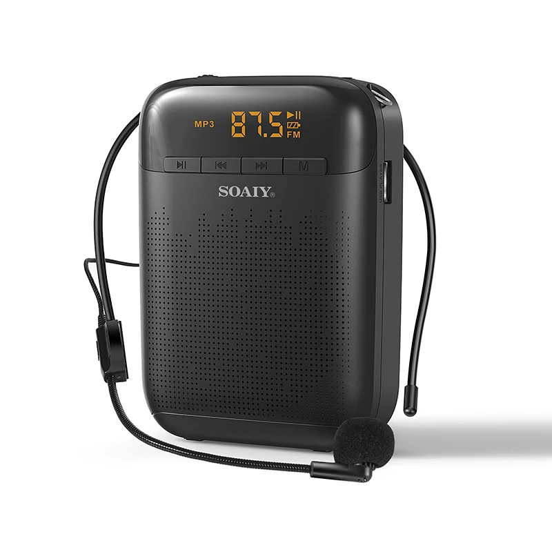 
SOAIY S-388 Hot Selling Teachers Tour Guide Sound Speaker Wired Waistband Portable Voice Amplifier 