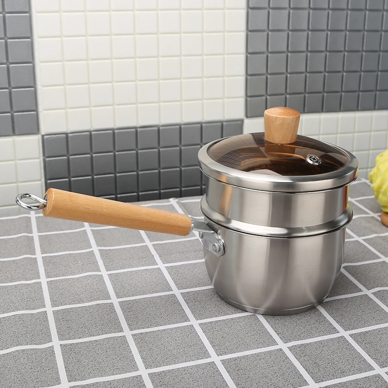 18cm Stand Handle Sauce Pan Cookware Set with Lid and Chain and Sauce Pan Duty Stock Pots & Sauce Pans