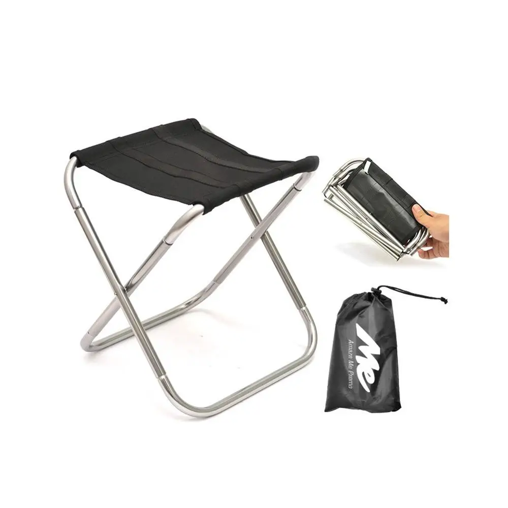Mini Small Lightweight Portable Aluminum Compact Ultralight Outdoor Camping Chair Folding Stool