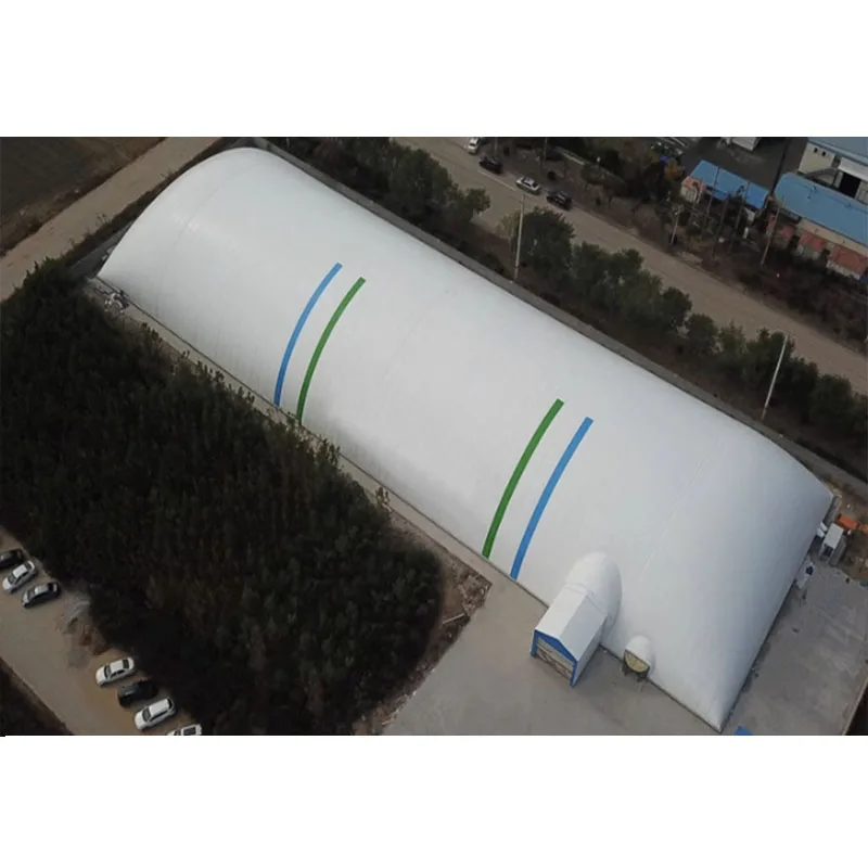 Прочная сверхмощная палатка с кондиционером, промышленный складской мастерской, надувной навес с воздушным куполом