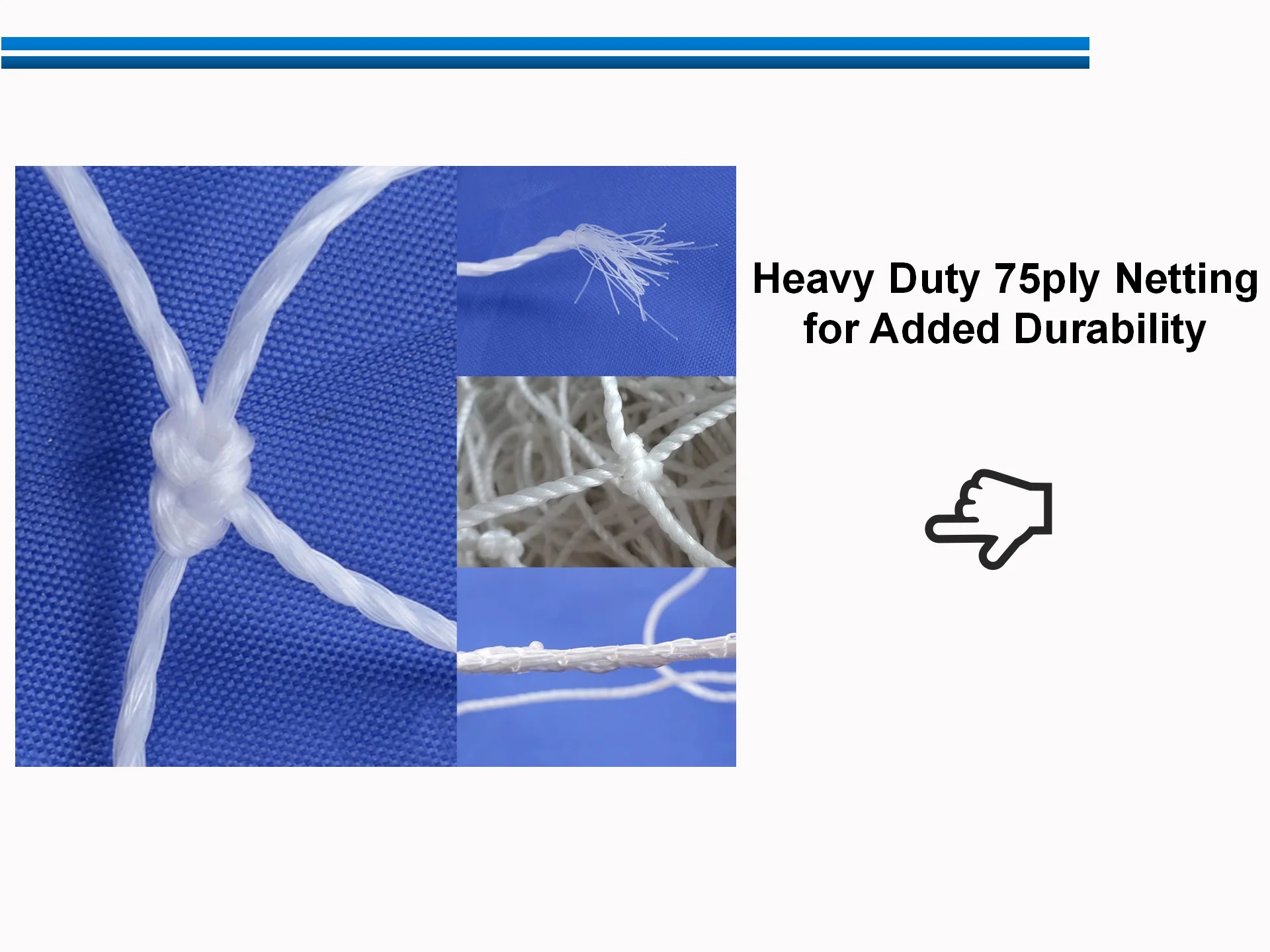 PE Football Training Soccer Net Football Gate Soccer Goal Net