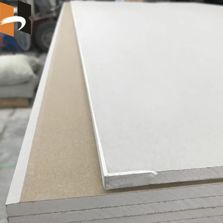 12mm Dry Wall Board Gypsum Panel Plasterboard For Decorative Partition