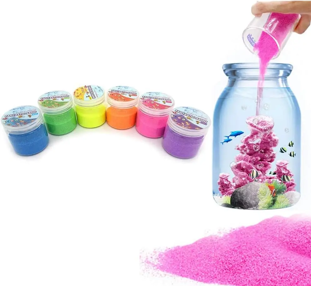 Волшебный песок тест DIY волшебная игра Игрушка развивающая цветной Космический Гидрофобный для детей и взрослых