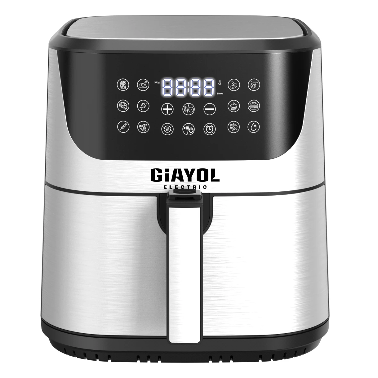 OEM/SKD/CKD supporting airfryer manufacture large capacity 8L/9L/10L stainless steel smart control air fryer with basket