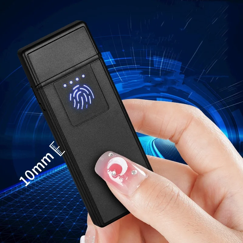 Wowei портативная перезаряжаемая USB сенсорная двухсторонняя ветрозащитная Зажигалка для сигарет