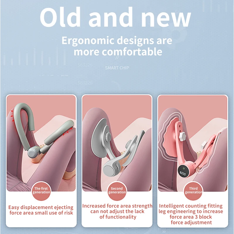 Bladder Control Device Pelvic Floor Muscle Inner Thigh Buttocks Exerciser Hip Booty Trainer