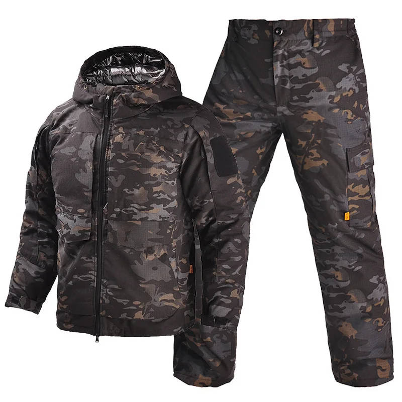 FJ002 heat reflecting hooded riding jacket tactical uniform tactic clothing uniform camouflage frog suit suit jacket men