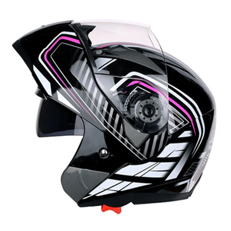 Шлем на все лицо с открытым лицом на весну осень зиму шлем с аккумулятором для автомобиля мотоцикла шлем для езды с двойными линзами