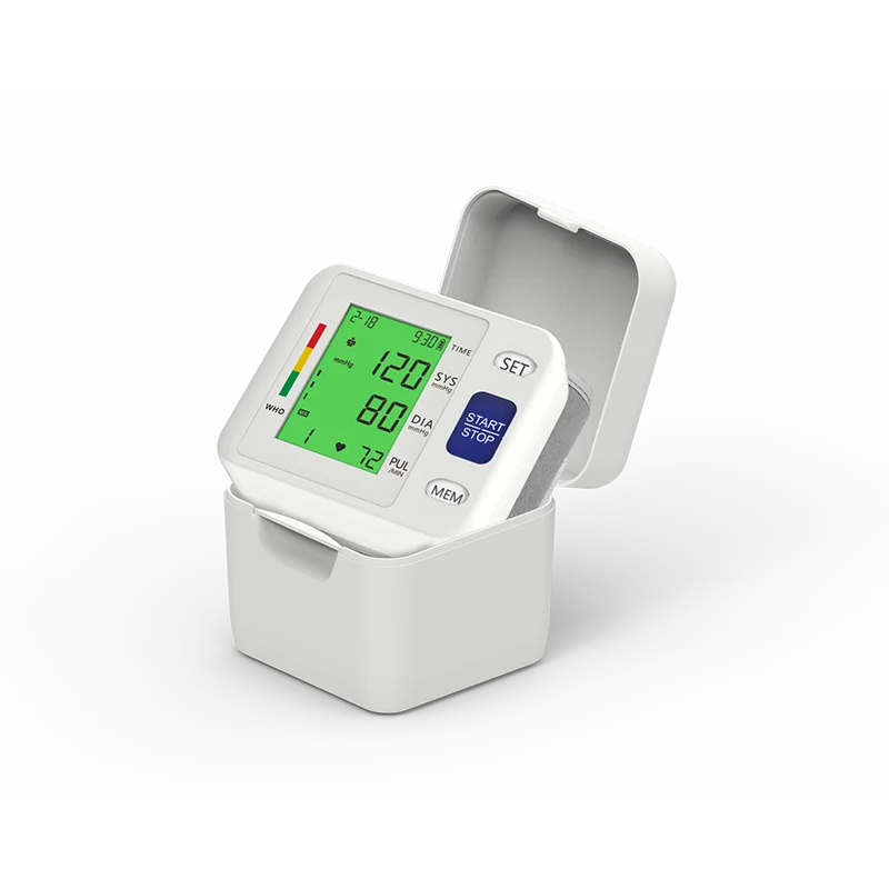Hot Sales CE Portable BP Apparatus Electronic Sphygmomanometer Automatic Digital Wrist Blood Pressure Monitor