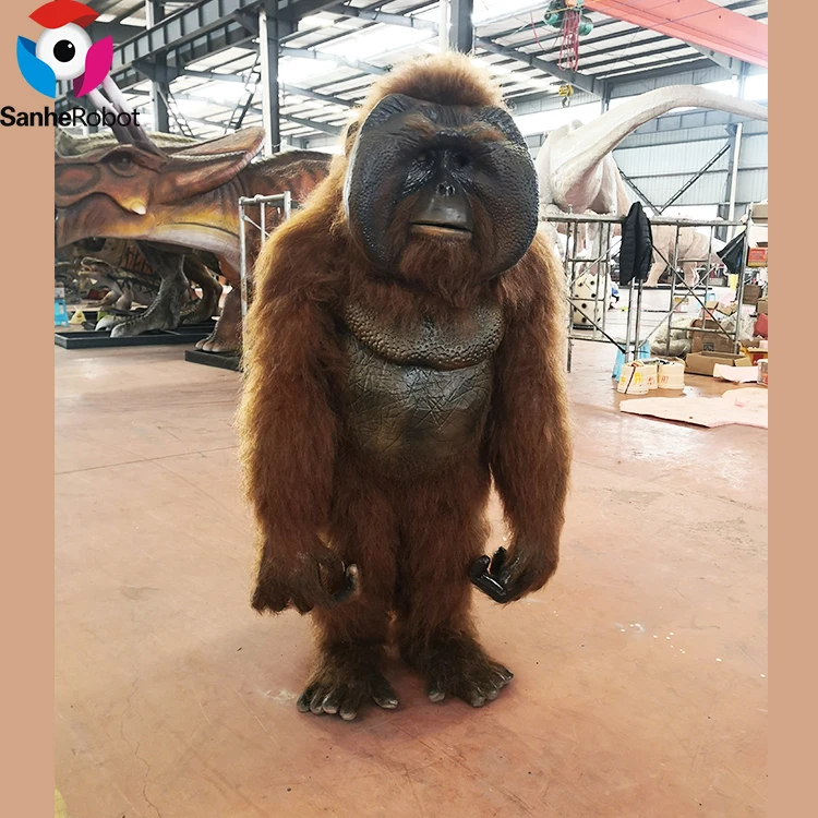 Realistic animal monster gorilla costume inflatable gorilla costume extreme attractions augmented reality humanoid robot