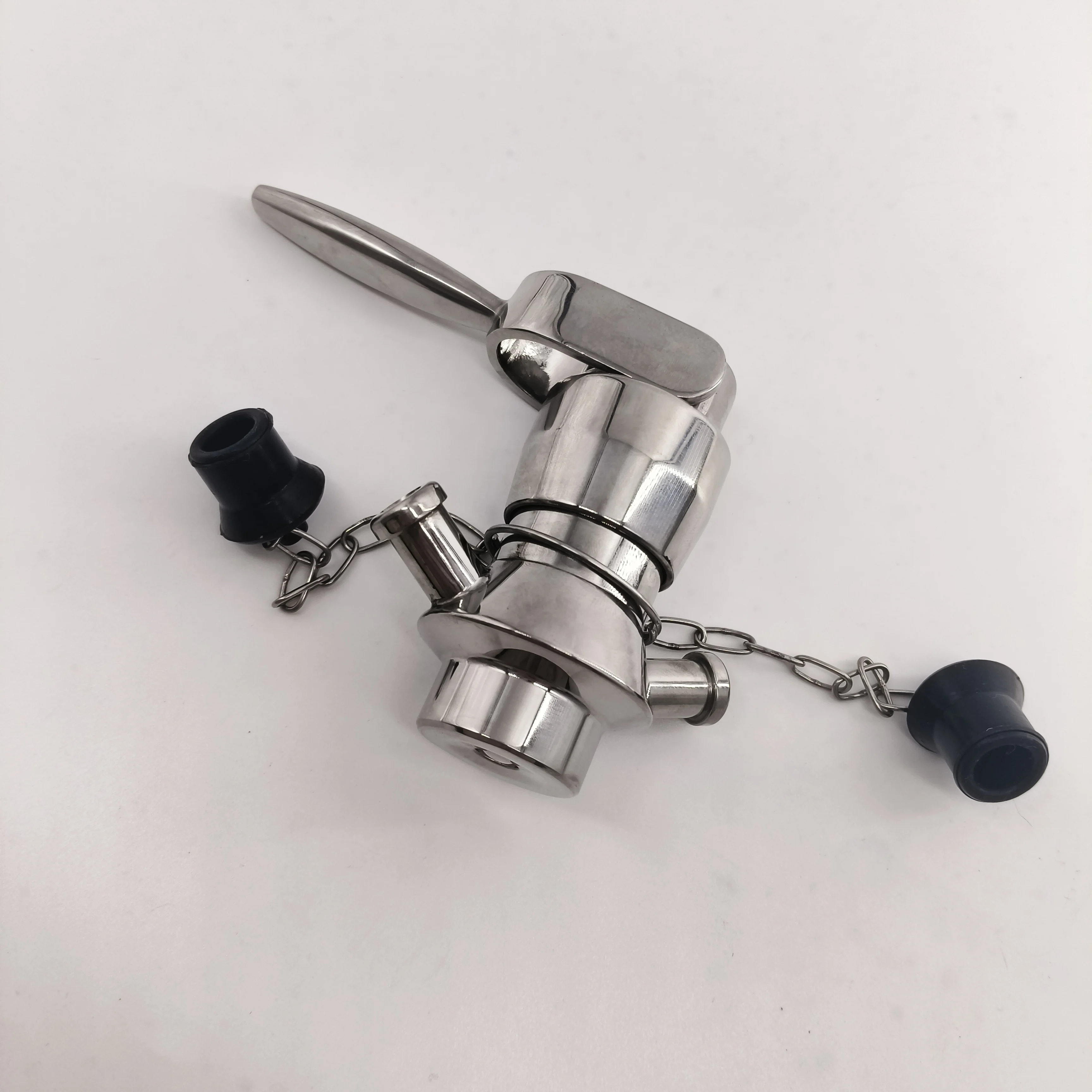 Aseptic Auto Reset Clamp Brewing Sample Valve Aseptic Sampling Valve Automatic Reset Stainless Steel Water Diaphragm